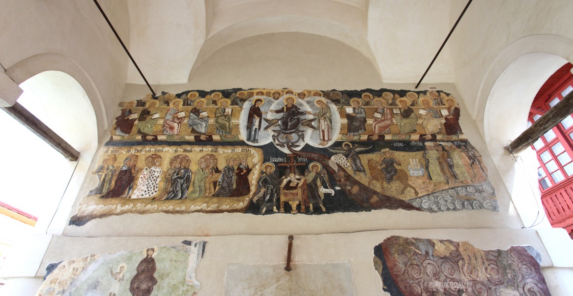 Frescă din pridvorul bisericii Frescă din pridvorul bisericii
